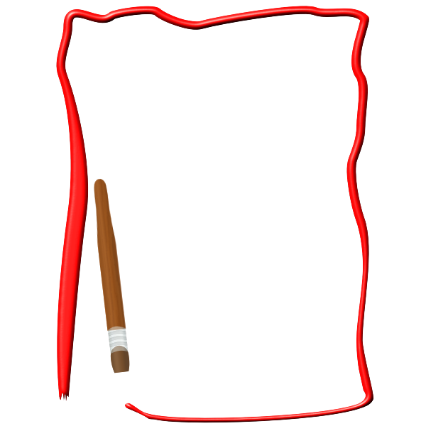 SVG Paint border vector image