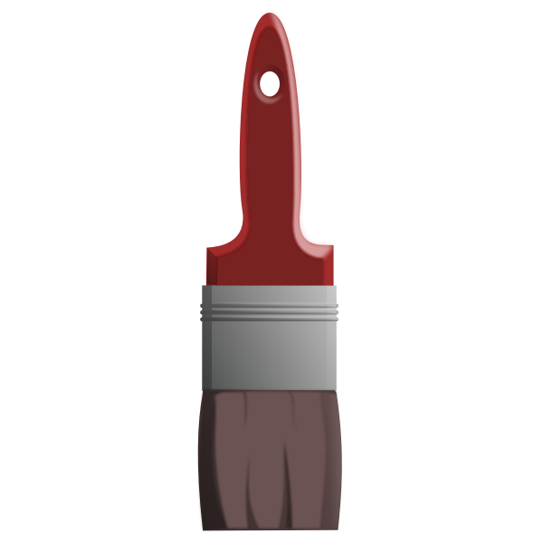 SVG Paint brush vector drawing