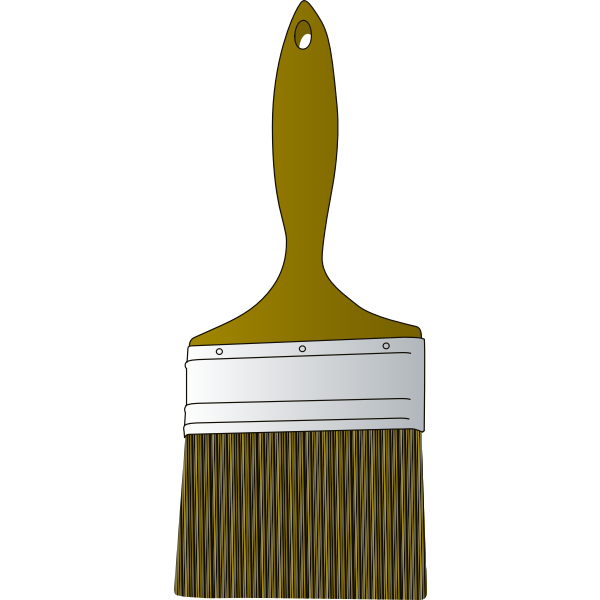 SVG Paint brush vector image