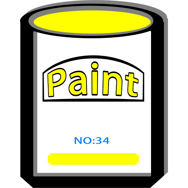 SVG PAINT CAN YELLOW