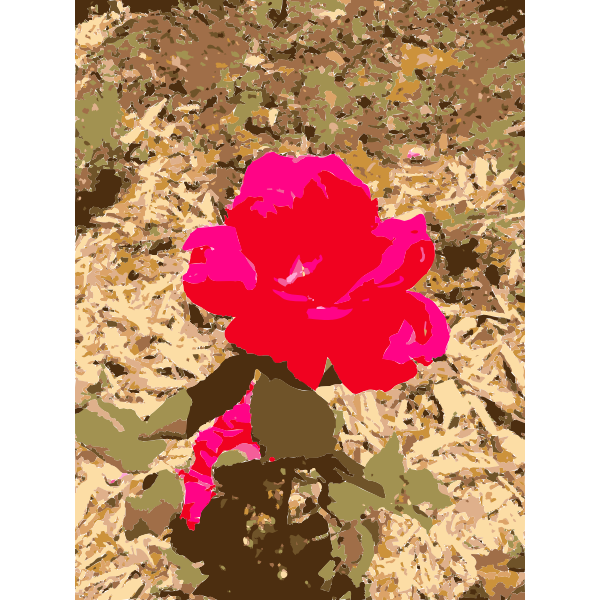 SVG Painted Anniversary Flower 2015052709