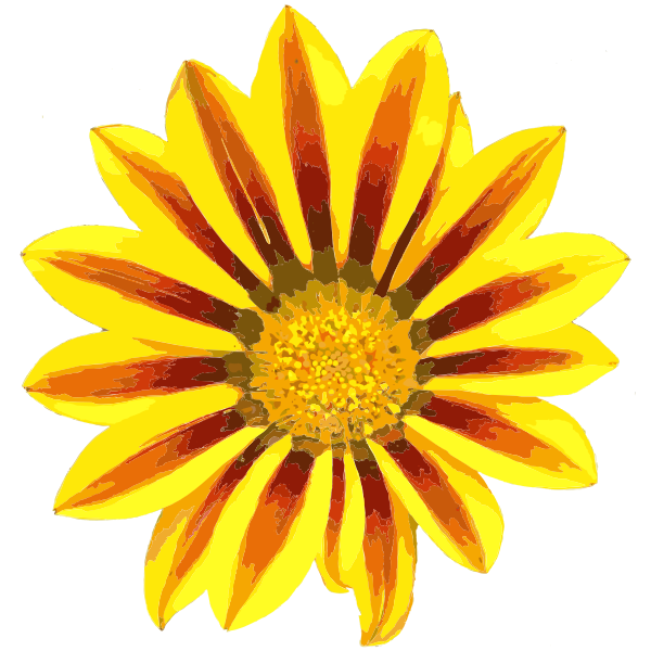 SVG Painted sunflower