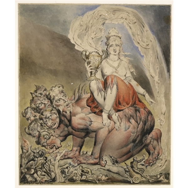 SVG Painting by William Blake