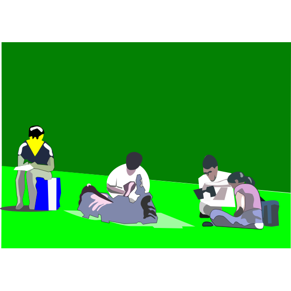 SVG painting in the park pd