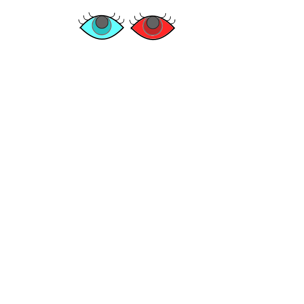 SVG Pair of eyes