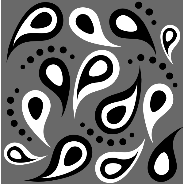 SVG Paisley Simple Vector Pattern