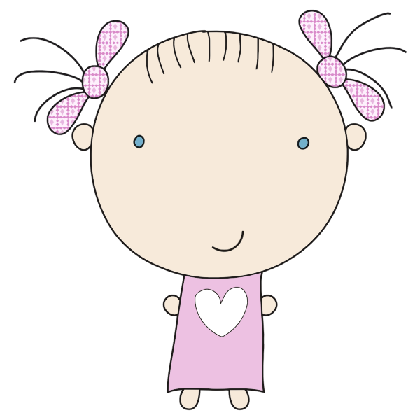 SVG Pajama girl