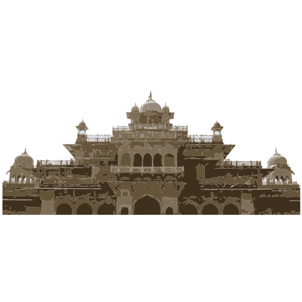 SVG Palace vector illustration