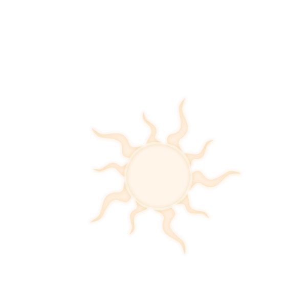 SVG Pale sun vector image