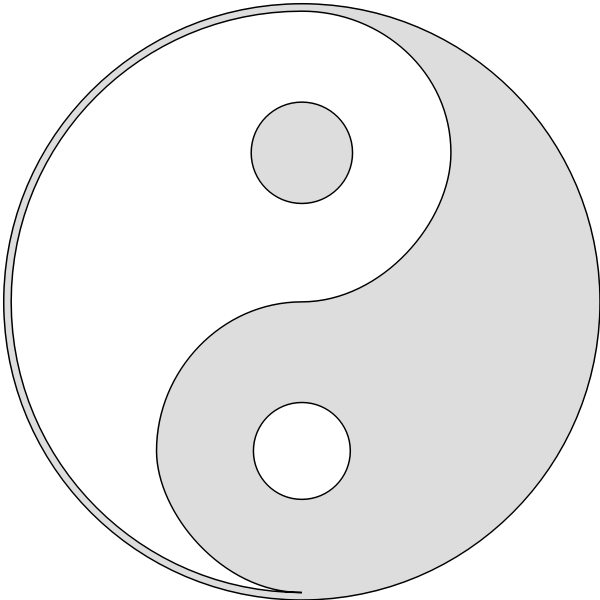 SVG Pale Yin-Yang