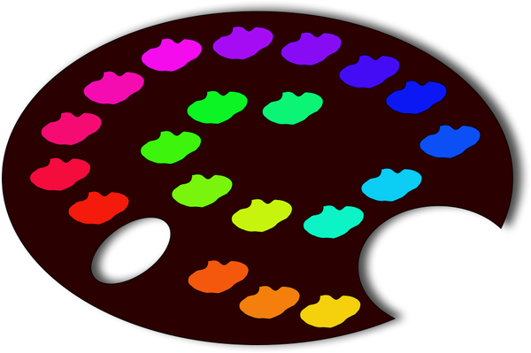 SVG Palette with 20 colours