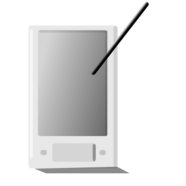 SVG Palm computer vector image