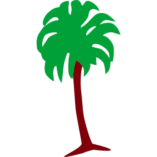 SVG Palm tree image