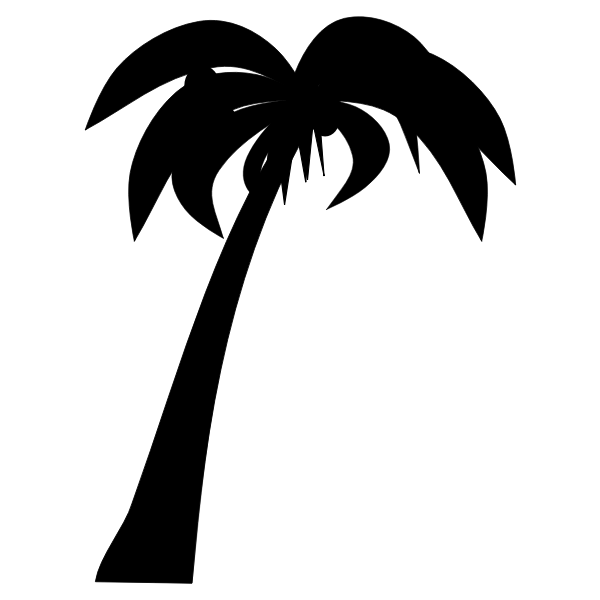 SVG Palm Tree Silhouette