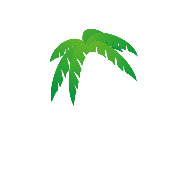 SVG Palm039s tree leaves vector illustration