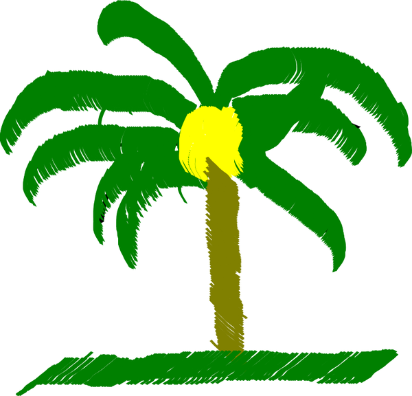 SVG palma de cera colombiana