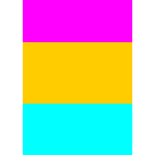 SVG Pan-sexual pride flag