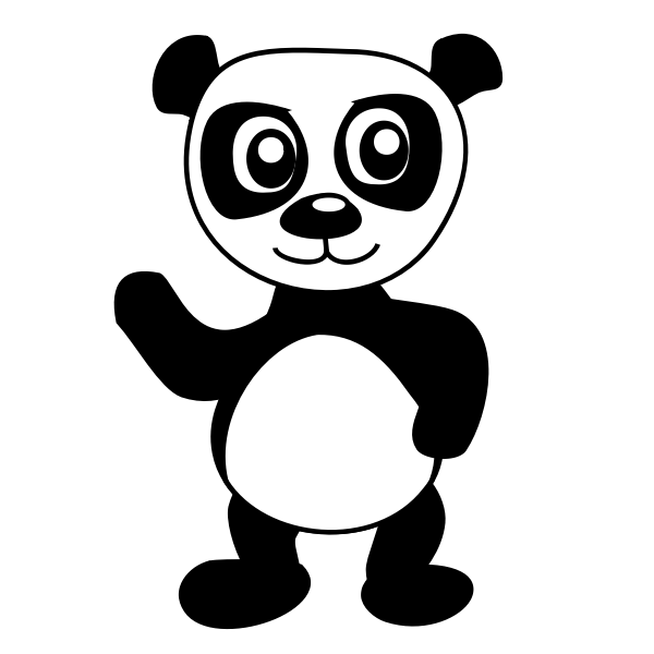 SVG Panda dancing