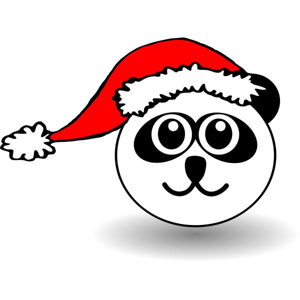 SVG Panda face vector image