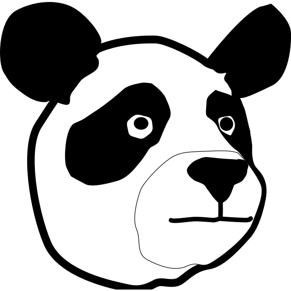 SVG Panda Head