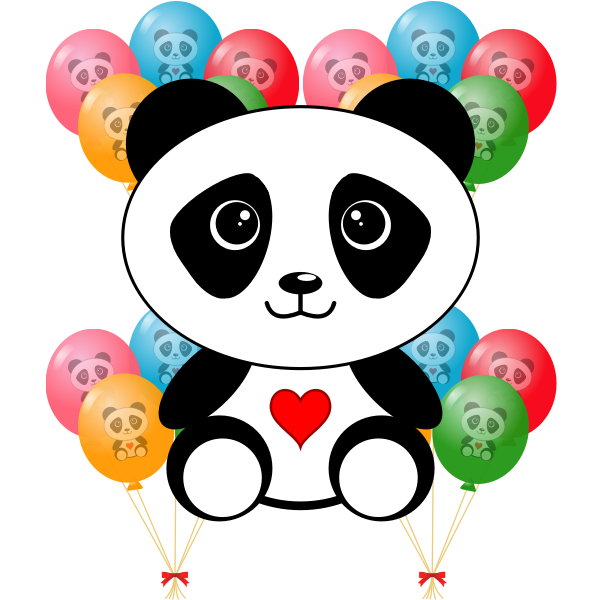 SVG Panda party