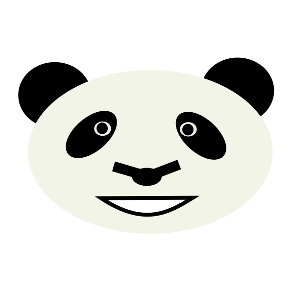SVG Panda039s face