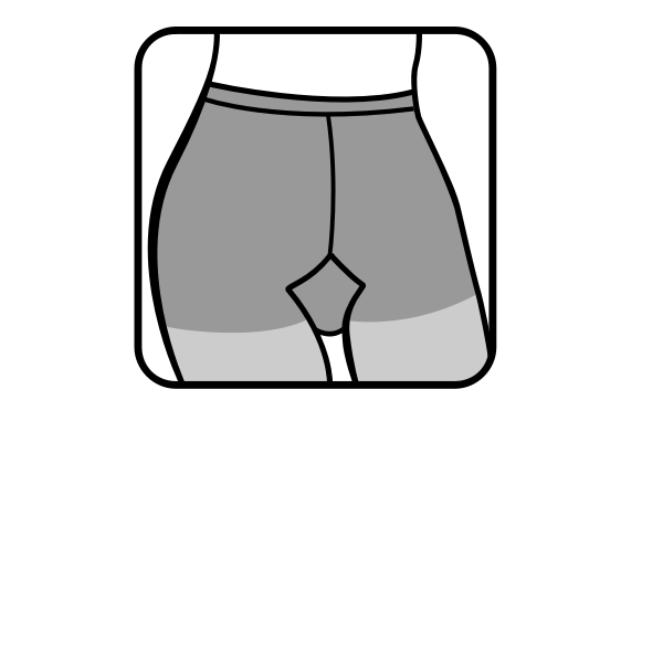 SVG Pantyhose icon vector image