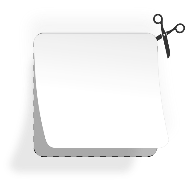SVG Paper and scissors