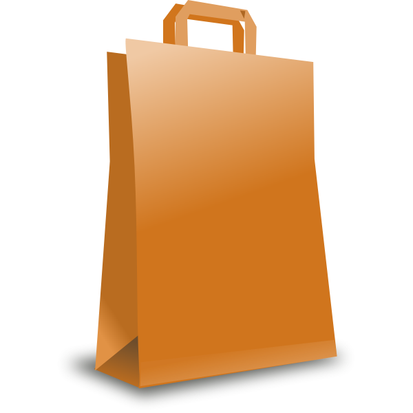 SVG Paper bag vector image