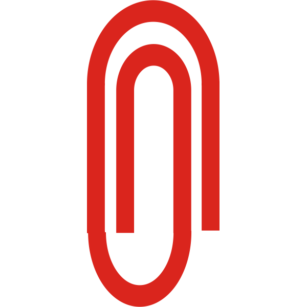 SVG Paper clip icon