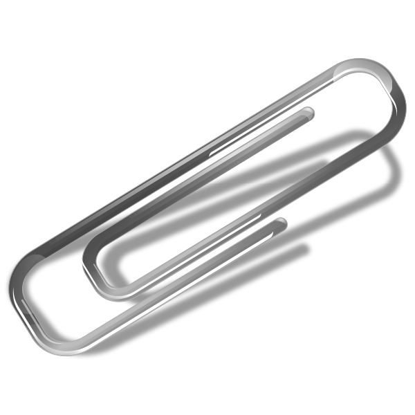 SVG Paper clip image