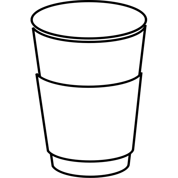 SVG Paper coffee cup