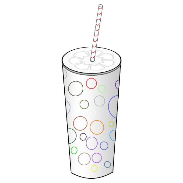 SVG Paper cup vector graphics