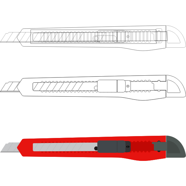 SVG Paper cutters vector drawing