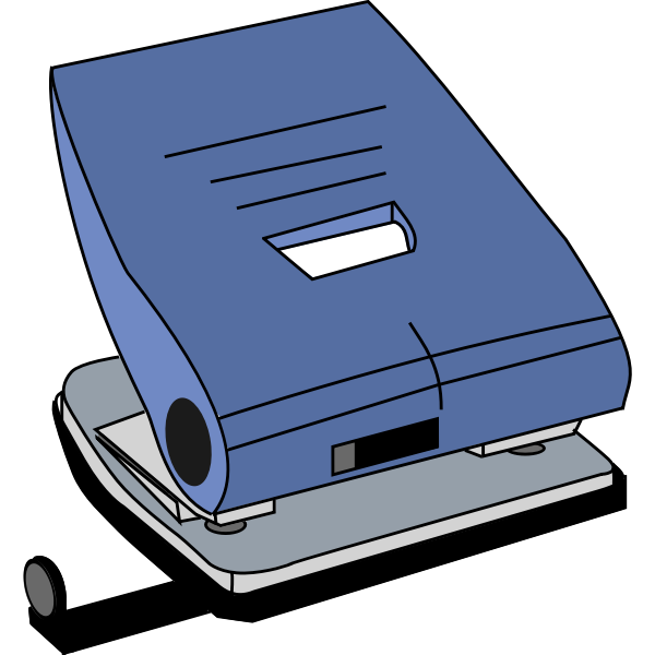 SVG Paper hole punch vector drawing