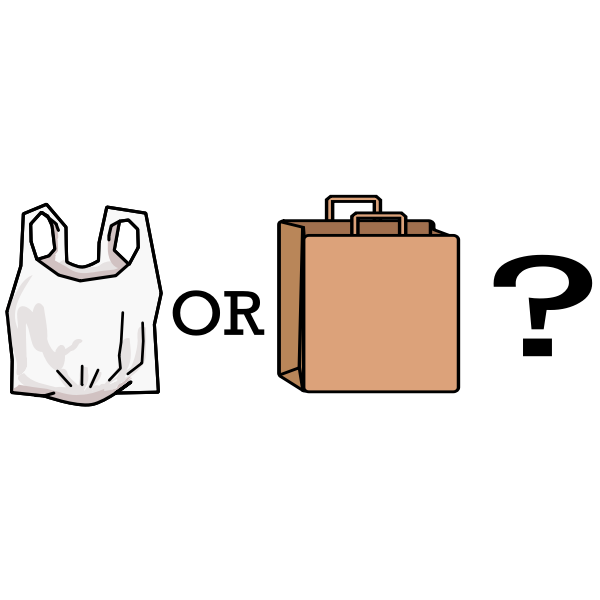 SVG Paper or plastic bag