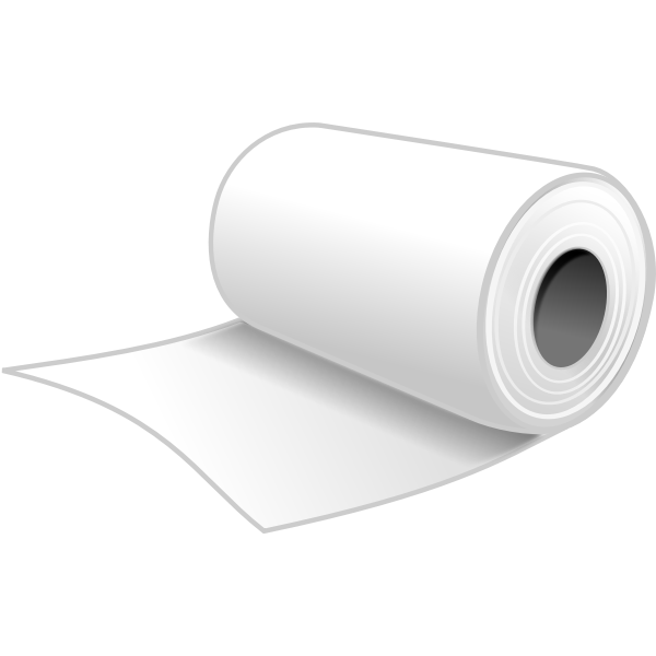 SVG Paper roll vector clip art