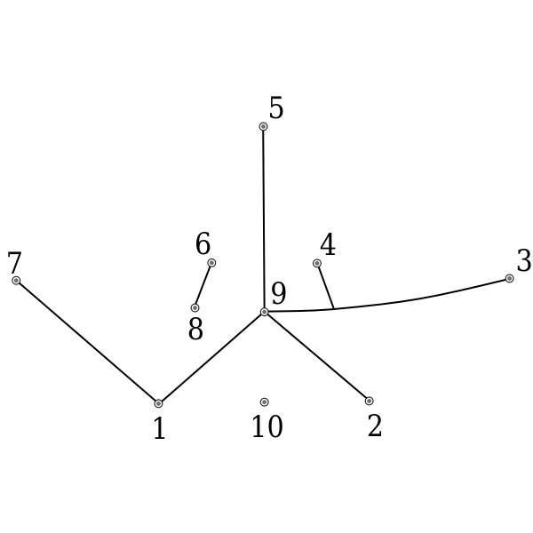 SVG Paperboat connect the dots drawing