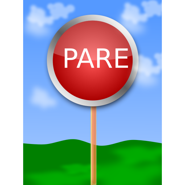 SVG Parade sign