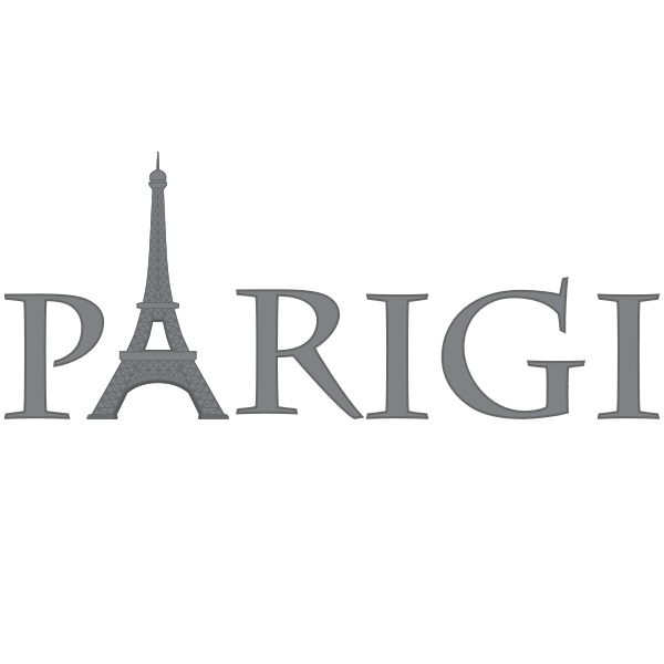 SVG Parigi text logotype