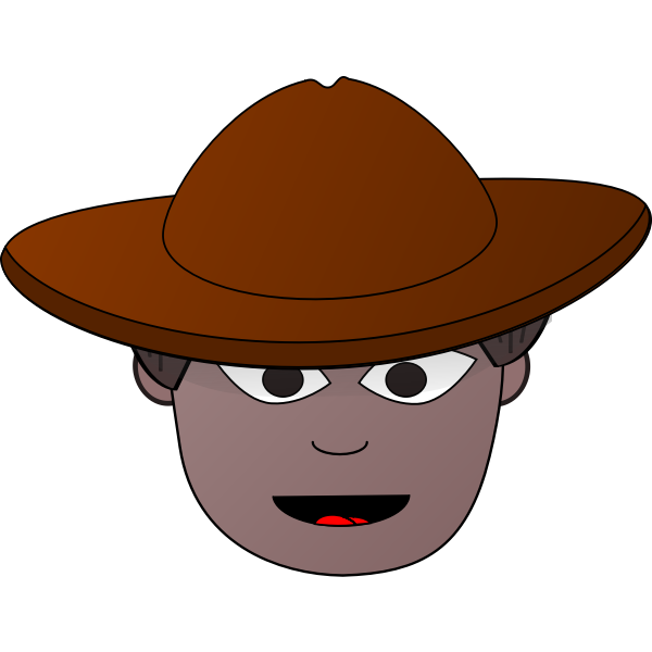 SVG Park ranger boy