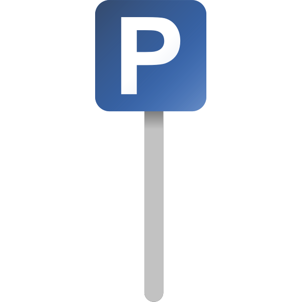 SVG Parking sign