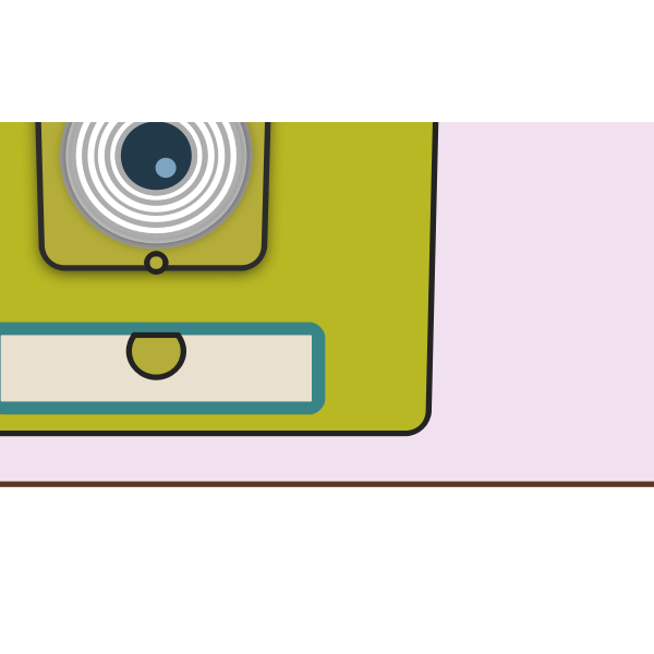 SVG Part of a vintage camera vector image