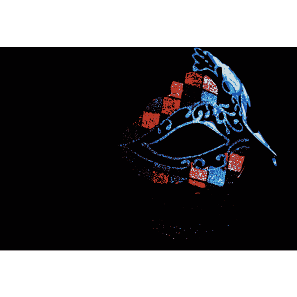 SVG Party mask