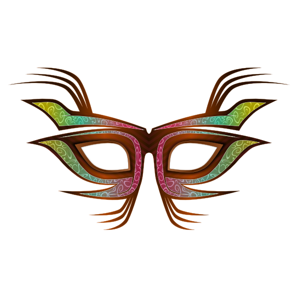 SVG Party Mask Clip Art