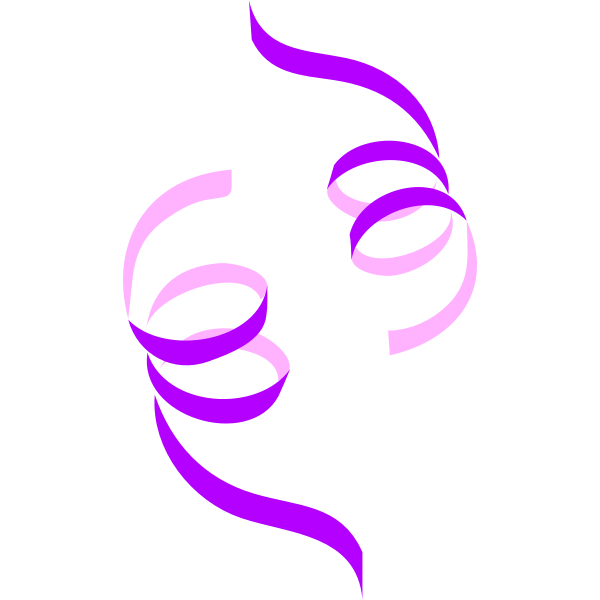 SVG Party ribbons vector image