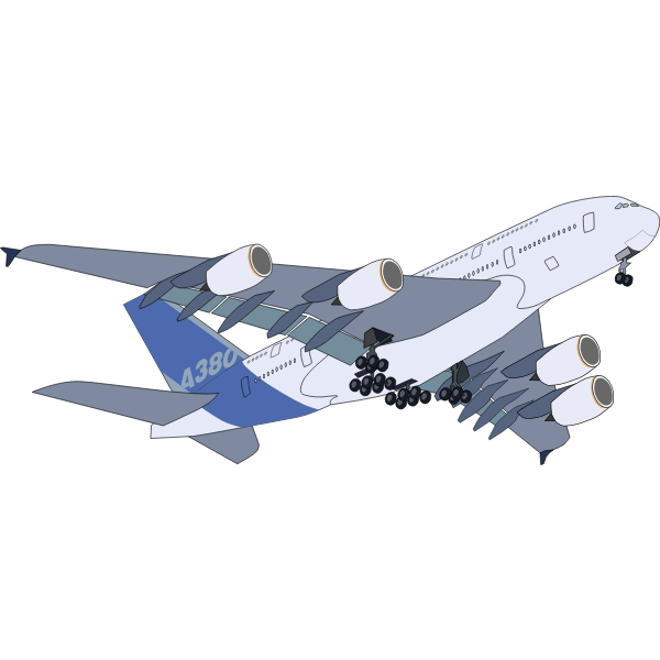 SVG Passenger aircraft with four engines