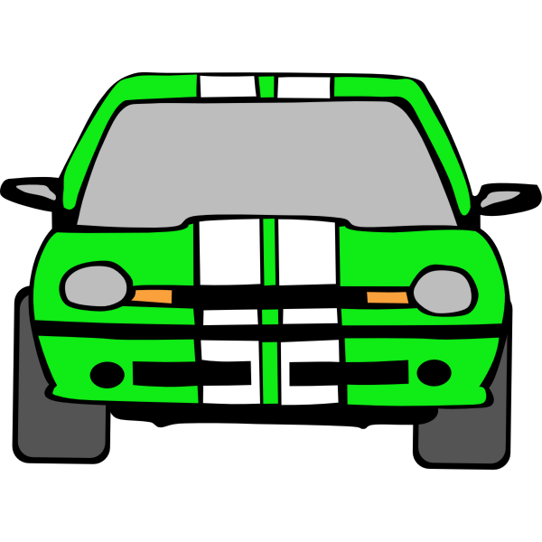 SVG Passenger car vector image