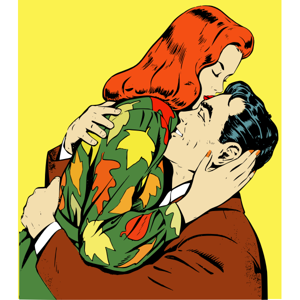 SVG Passionate couple