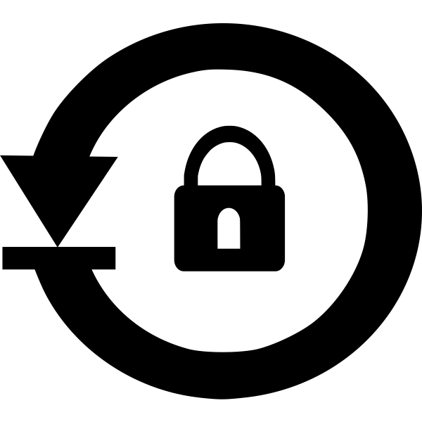 SVG Password reset icon